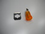 Kontrol Lampe - Orange - 220V