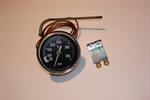 Termometer, sort, � 60 mm 50-350�C 