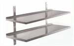 Rustfri St�lhylde 800 x 400 x 30 mm - Dobbelt