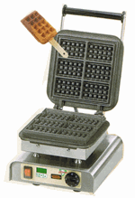 Cream Vaffel jern til pinde