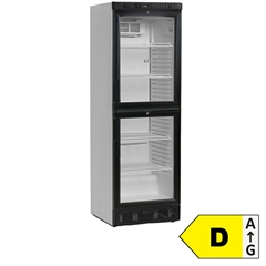 Display køleskab med delt Glasdør til Drikkevarer