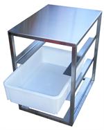 Bakkestativ for plastkasser 710x630x480