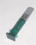 Kontrollampe 11x11 �9,5 gr�n