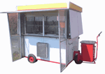 P�lsevogn med motor.