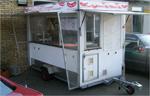 P�lsevogn med tr�k - Salgsvogn.