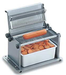 Pølsesnitter - manuel - rustfri stål