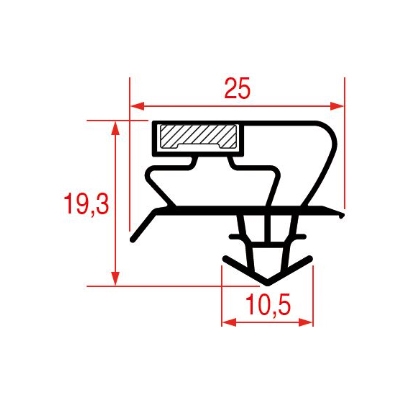 TÆTNINGLISTE SKUFFE BUND - PORKKA - B:380 x H:380 MM 