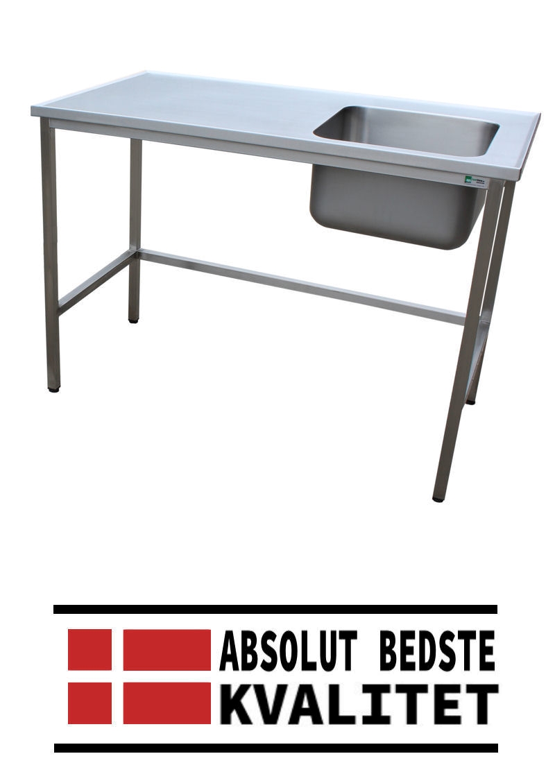 Rustfri Arbejdsbord Med Vask Storkokken I Topkvalitet Rustfri Arbejdsbord Med Vask Storkokken I Topkvalitet