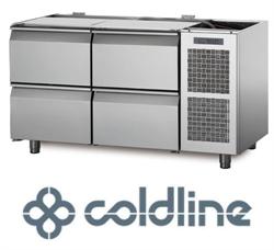 COLDLINE - MASTER - KØLEBORD MED 2 LÅGE