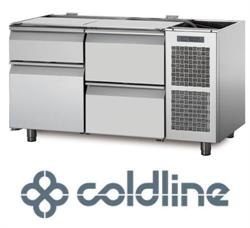 COLDLINE - MASTER - KØLEBORD MED 2 LÅGE