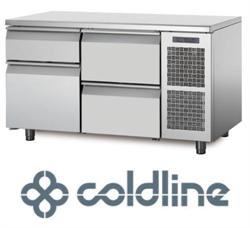 COLDLINE - MASTER - KØLEBORD MED 2 LÅGE