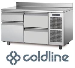 COLDLINE - MASTER - KØLEBORD MED 2 LÅGE