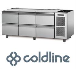 COLDLINE - MASTER - KØLEBORD MED 3 LÅGE