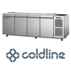 COLDLINE - SMART - KØLEBORD MED 4 LÅGER