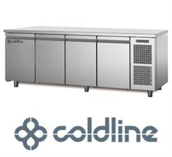 COLDLINE - SMART - KØLEBORD MED 4 LÅGER