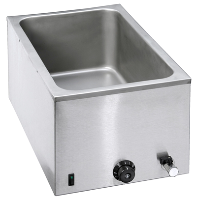 Vandbad / Bain Marie 1/1 GN 150 mm - Rustfri stål 