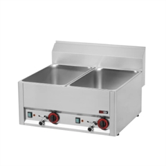 Vandbad / Bain Marie med 2 Kar fra RM Gastro