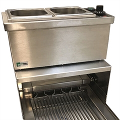 Bro med Bain Marie oven på