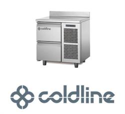 COLDLINE - MASTER - KØLEBORD MED 2 skuffer - 1/2 + 1/2
