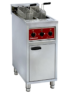 Professionel Dobbelt Friture - 2 x 10 Liter