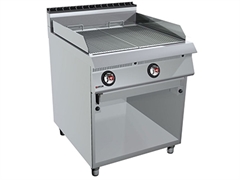 Lavastens grill med Vand-radiatorer - B:800 mm