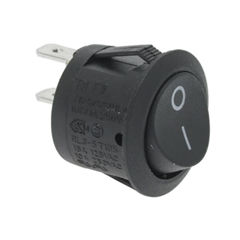 SWITCH BLACK SINGLE-POLE 10A 250V  