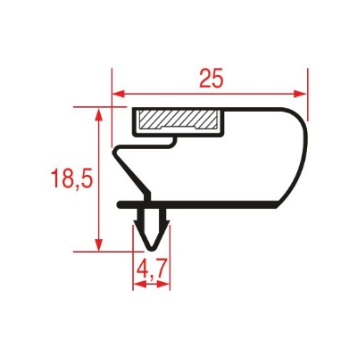 LÅGEPARKNING TIL INOMAK DØR 1620 x 670  MM