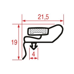 Dørparkning - Liebherr 1564 x 720 mm